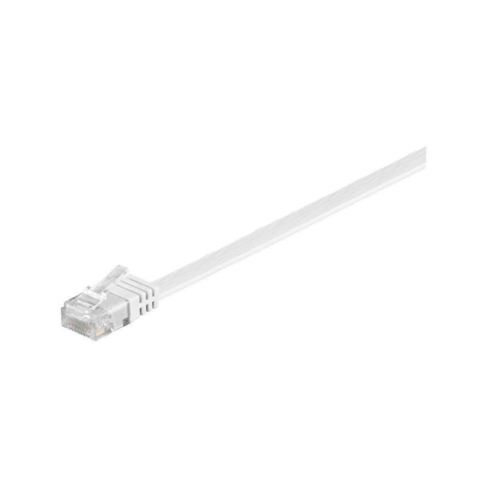 Cavo patch piatto Goobay CAT 6, U/UTP, bianco 7 m-4