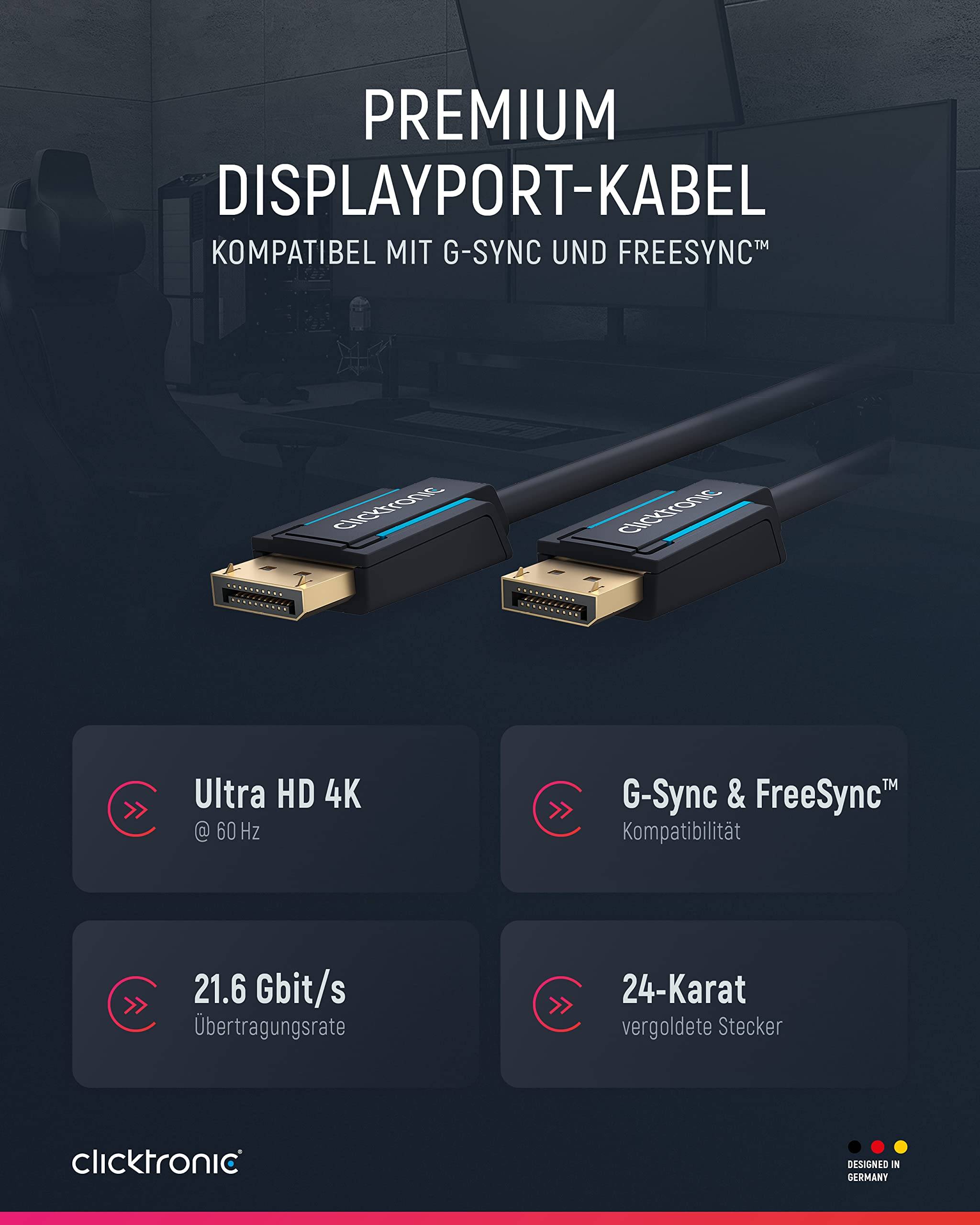 Cavo DisplayPort per collegamento audio/video per contenuti HD e 3D-1
