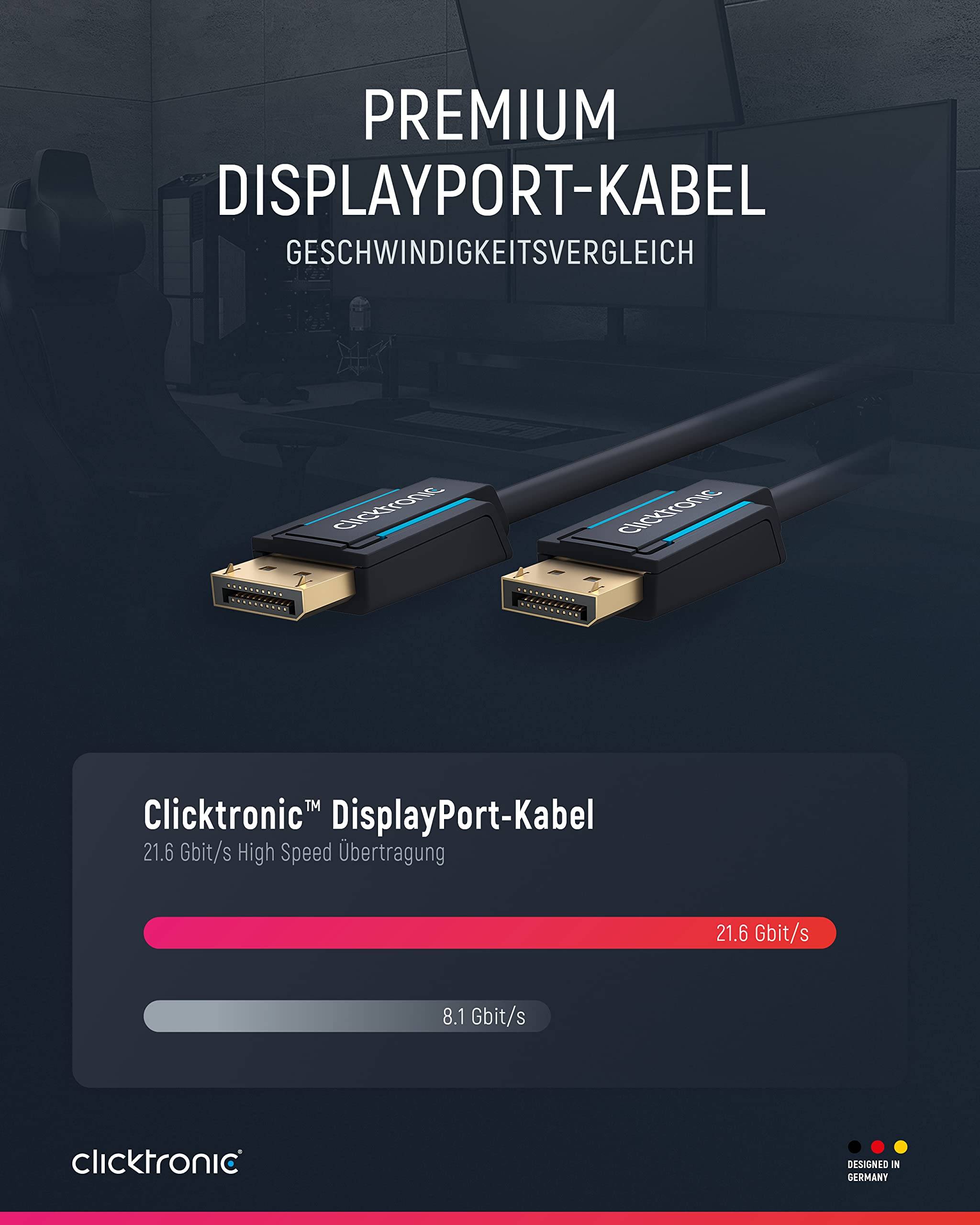 Cavo DisplayPort per collegamento audio/video per contenuti HD e 3D-3