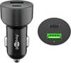 Caricabatterie rapido per auto dual USB Goobay USB-C™ PD (Power Delivery) - 48 W (12/24 V) USB-A / USB-C™ adatto per...