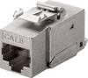 GOOBAY Frutto Keystone RJ45 Cat6 STP Schermato 250MHz SNAP-IN Silver