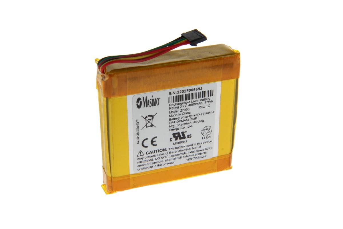 Batteria originale agli ioni di litio per pulsossimetro Masimo Rad-97, tipo 99013 / 27058 - 3,8 V 5400 mAh...-0