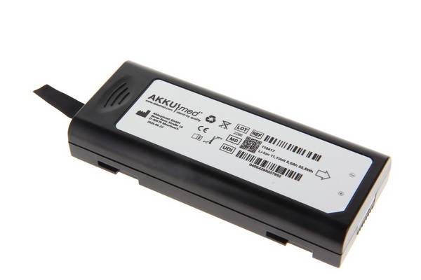 Batteria agli ioni di litio AKKUmed adatta per monitor Mindray T5/T8/T9 iMEC 8/ IMEC 10/ IMEC 12 - 11,1 V 5200 mAh...