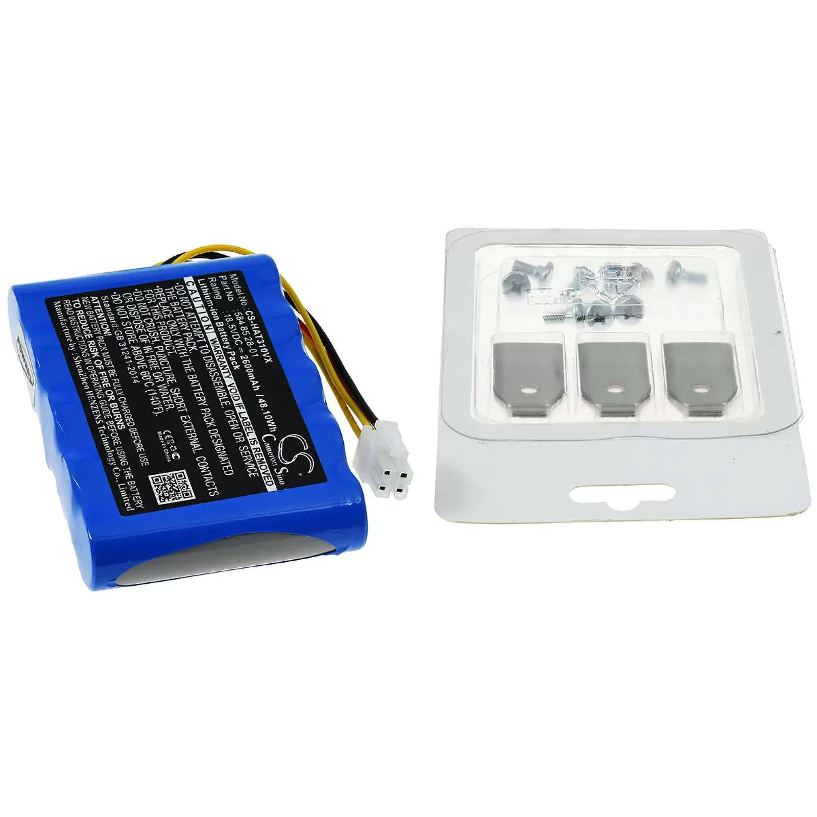 Batteria compatibile con il rasaerba robotizzato Husqvarna Automower 310 (2015/2016/2017) incluse 9 lame di ricambio-1