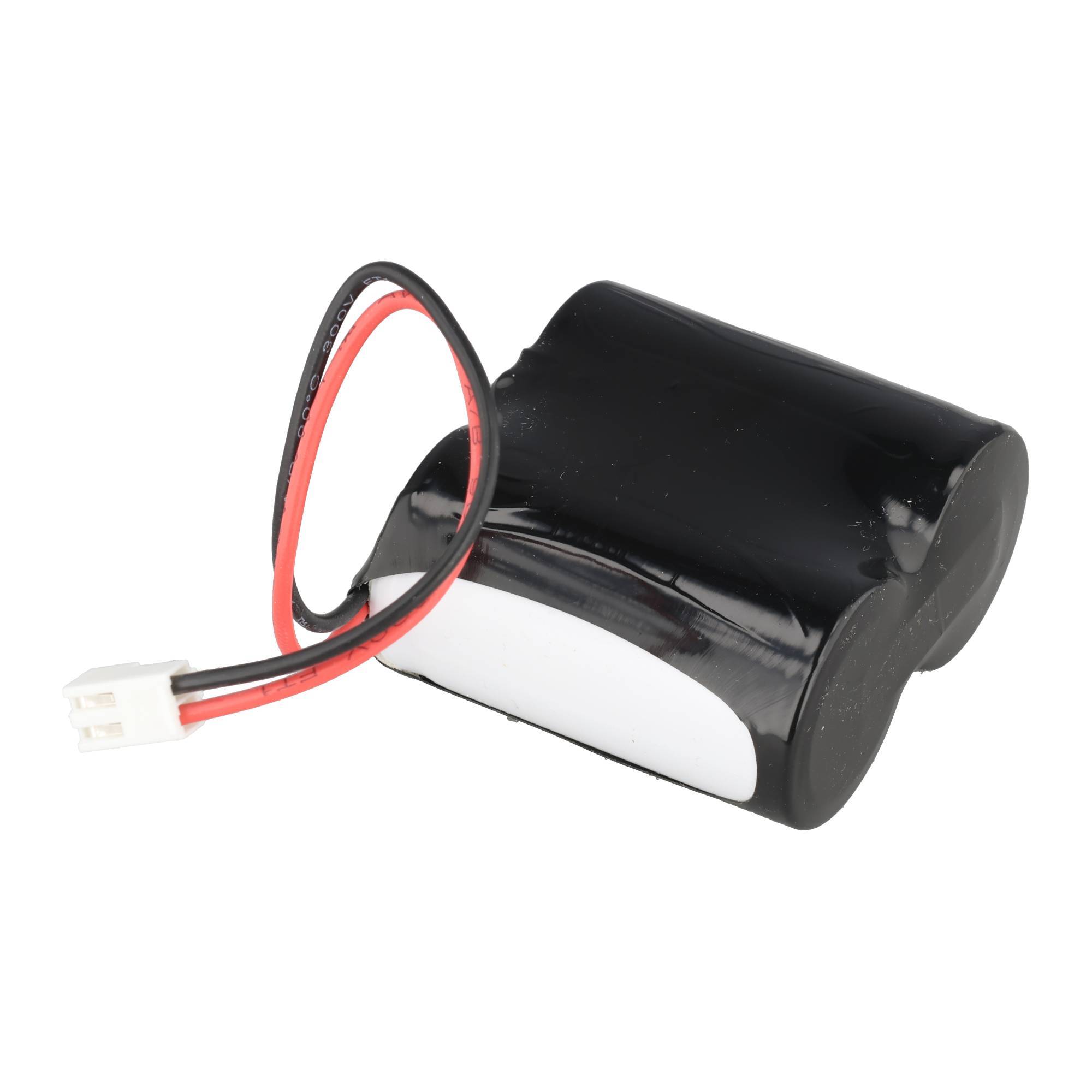 Batteria per luce di emergenza Mexcel D-D4500H - F1x2 2,4 V 4,5 Ah - con spina JST-1