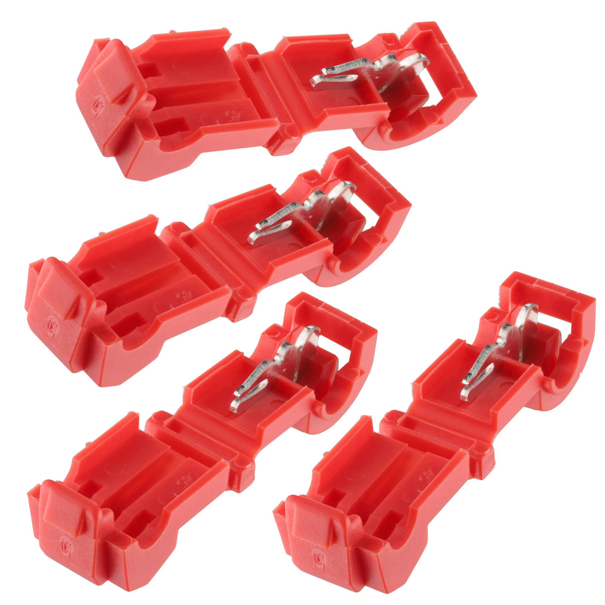 4x terminali di collegamento, clip per cavo (2,3 mm) per robot rasaerba, tosaerba ad esempio Husqvarna, Gardena, ecc.-0
