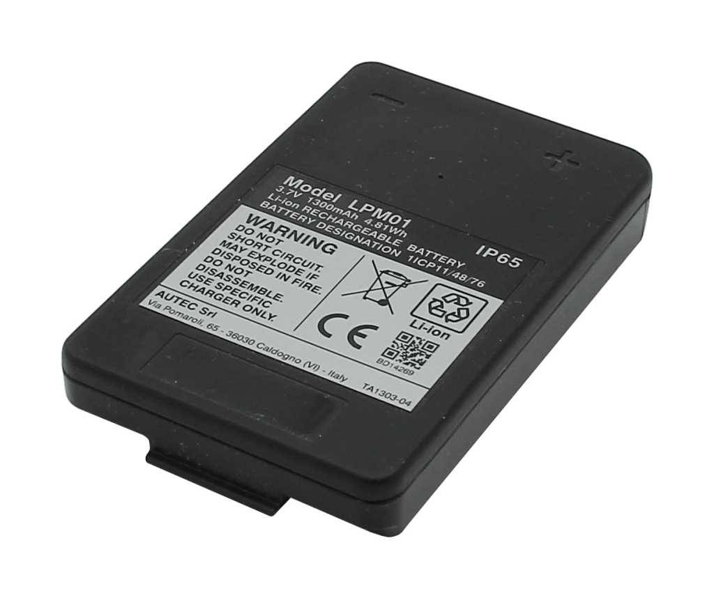 Batteria originale per gru LiIon 3.7V 1300mAh Autec LPM01-1