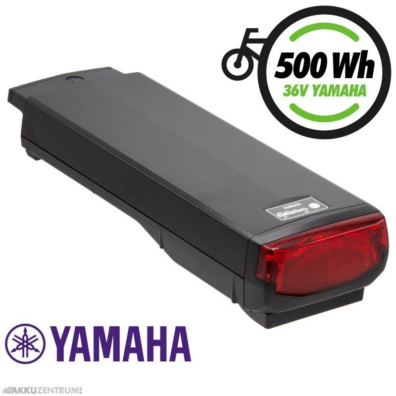 Batteria e-bike Batteria portapacchi YAMAHA® 500Wh 36V 13,6Ah (PASB5, BOS-21) SENZA luce posteriore - portapacchi-1