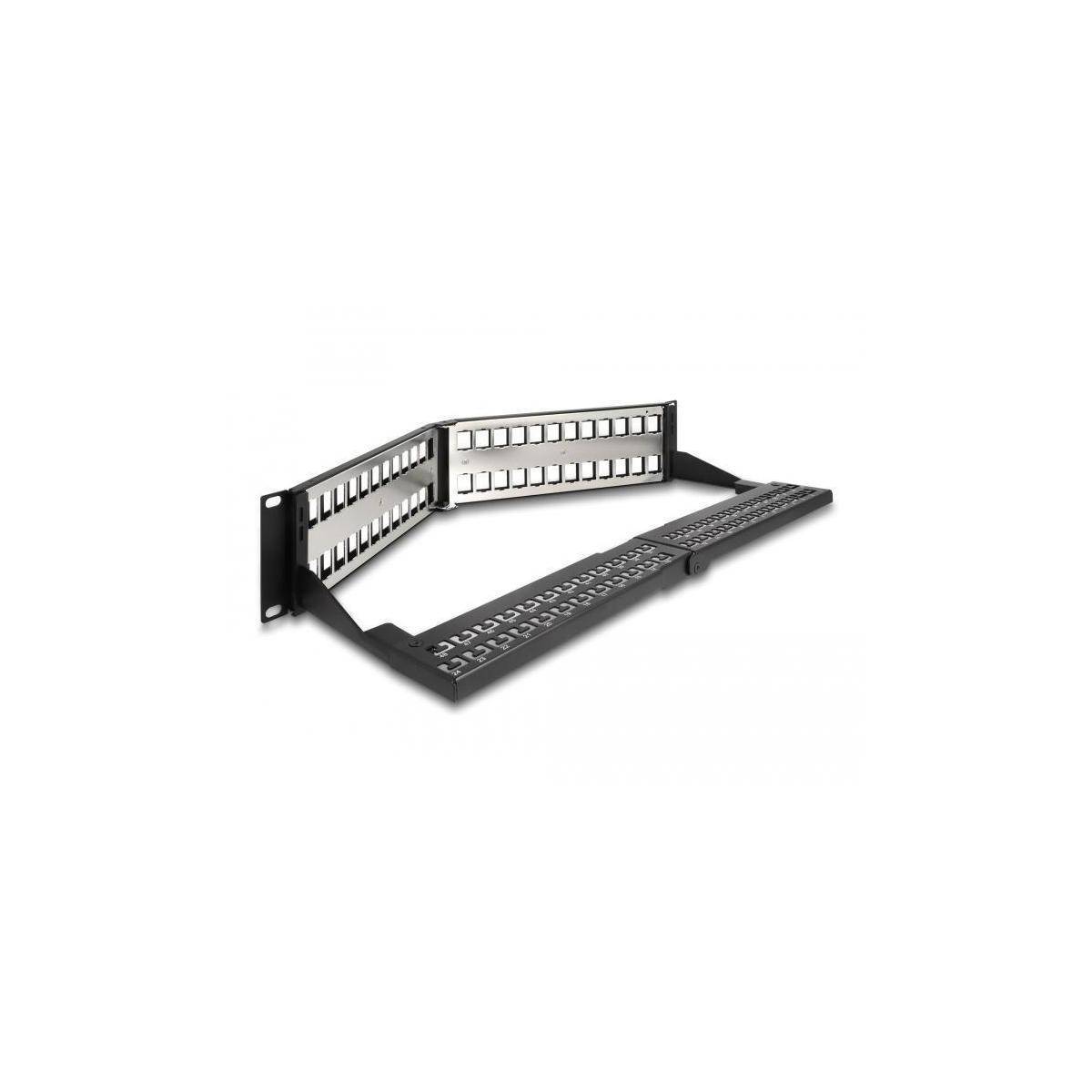 DeLOCK 66977 - Rackeinbau - 2U - Schwarz - Metall - 260 mm - 483 mm (66977)-4