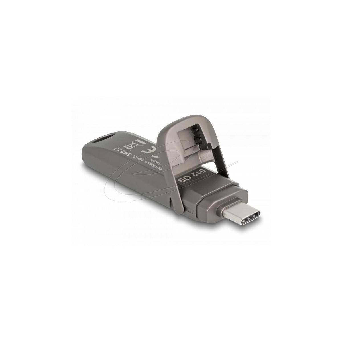 Delock USB 20 Gbps USB-C Speicherstick 512 GB Lesegeschwindigkeit 1980 MB/s (54013)-1