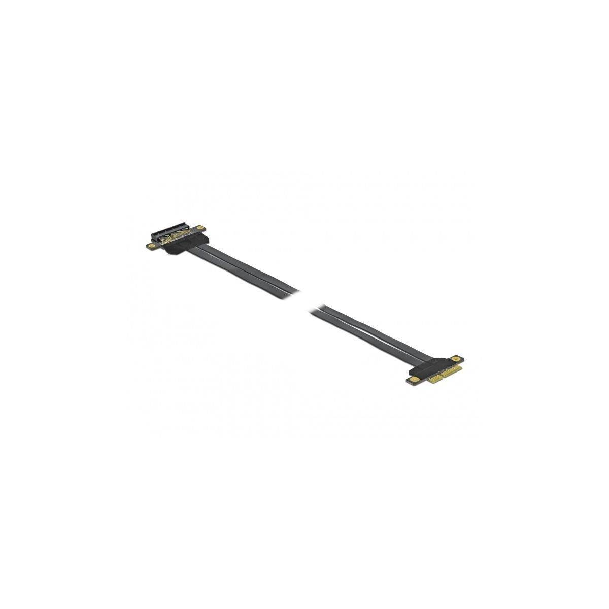 DeLOCK PCI Express da x4 a x4 con cavo flessibile - Scheda Riser-1