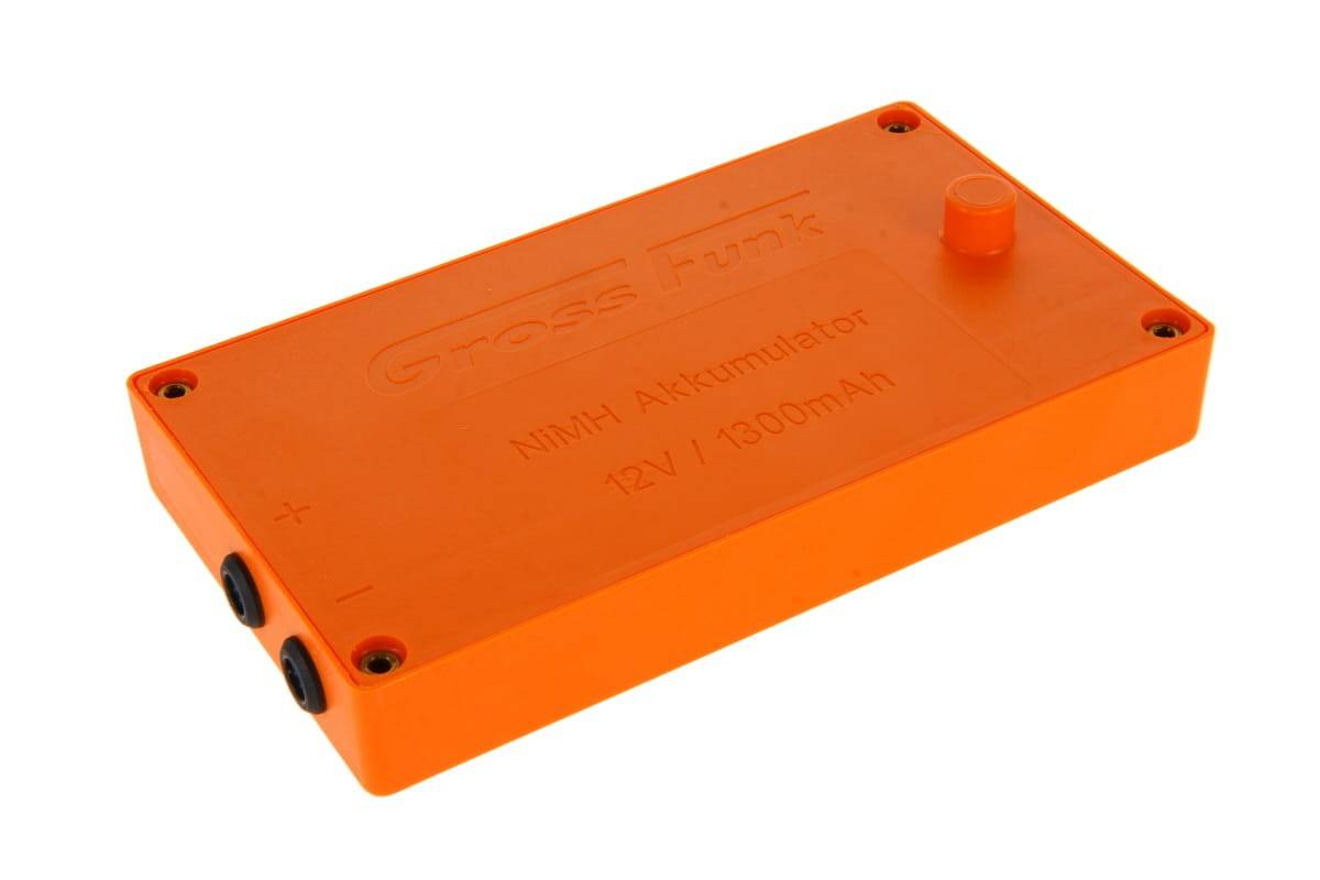 Batteria NiMH originale adatta per Gross Funk 100-000-134 - SE889/K2, T24, T30, T31, T52, Vario - 12.0 V 1300 mAh-0