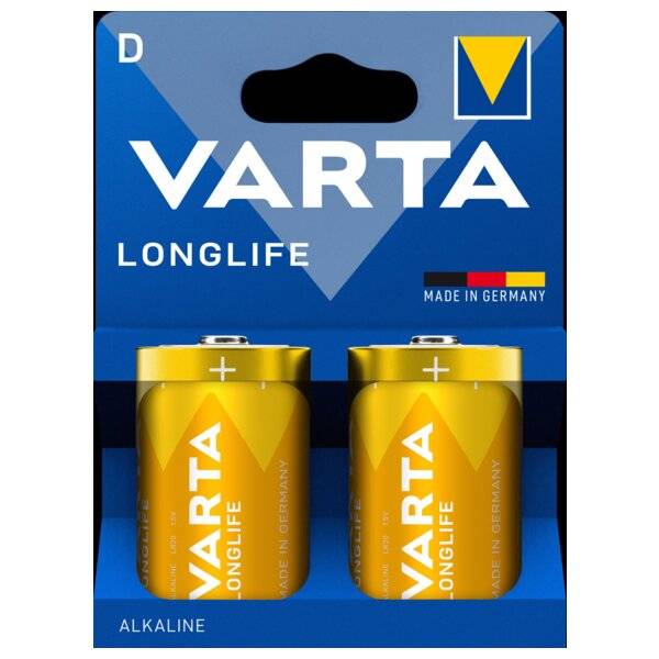 Varta batteria alcalina, mono, D, LR20, 1,5 V a lunga durata, blister (confezione da 2)-3