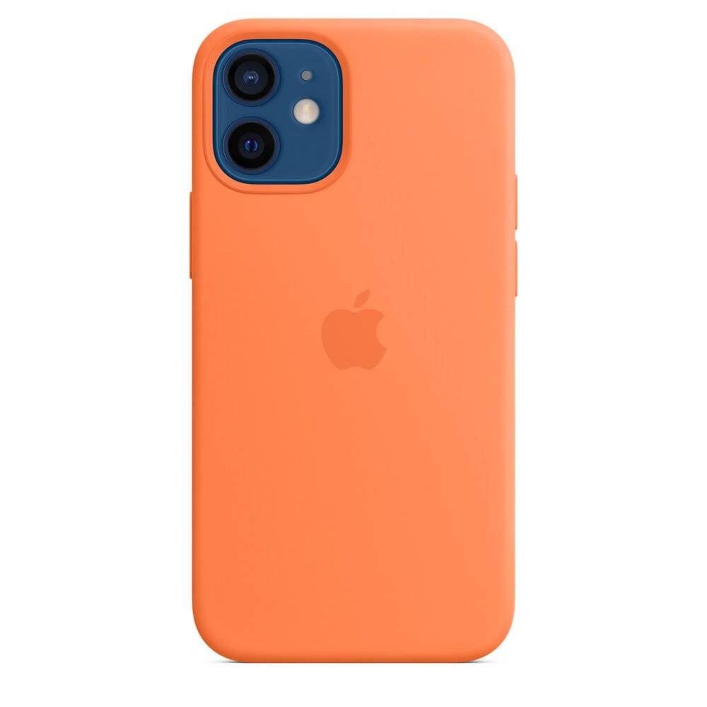 Apple Case with MagSafe - Case für Mobiltelefon - Silikon - Kumquat - für iPhone 12 mini (MHKN3ZM/A)-1