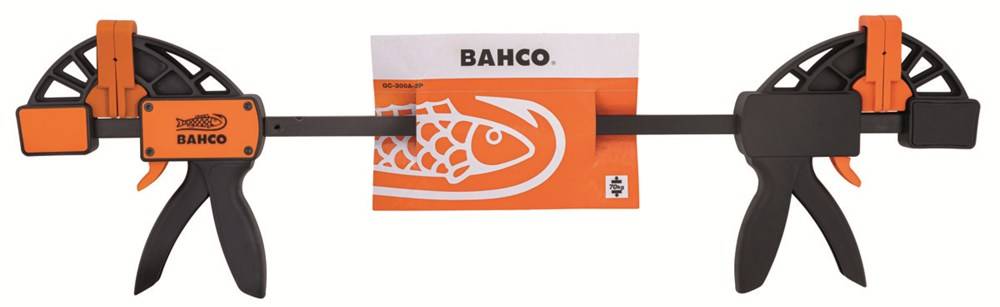 Bahco Einhandzwinge 2er Pack QC-300A-2P Spann-Weite (max.):300 mm Produktabmessung, Länge: 475 mm (QC-300A-2P)-4