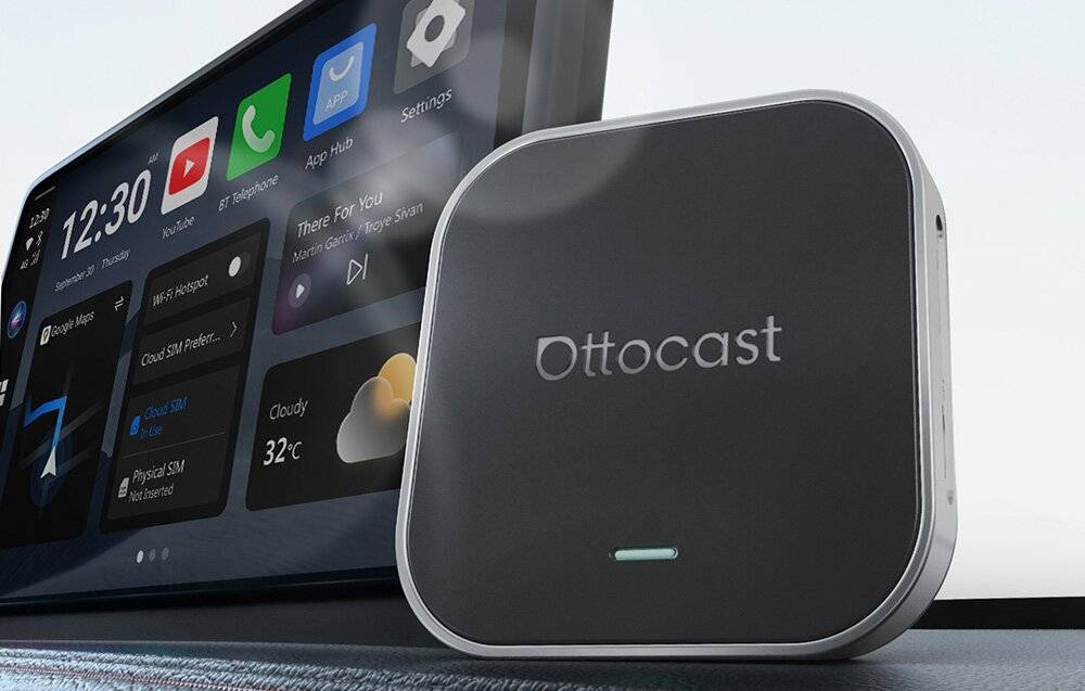 Immagine simbolo per Ottocast - PCS55-TE2 - Ottocast OttoAibox E2 CarPlay/Android Wireless-Autoadapter