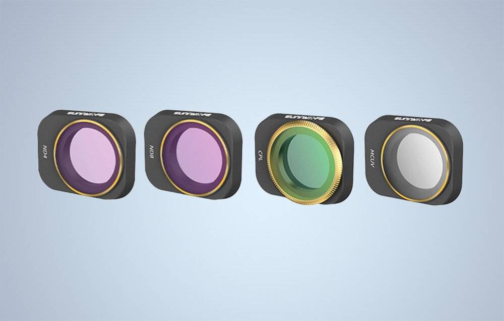SUNNYLIFE - MM3-FI418 - Set con 4 Filtern UV+CPL+ND4+ND8 Sunnylife per DJI Mini 3 Pro (MM3-FI418)-1