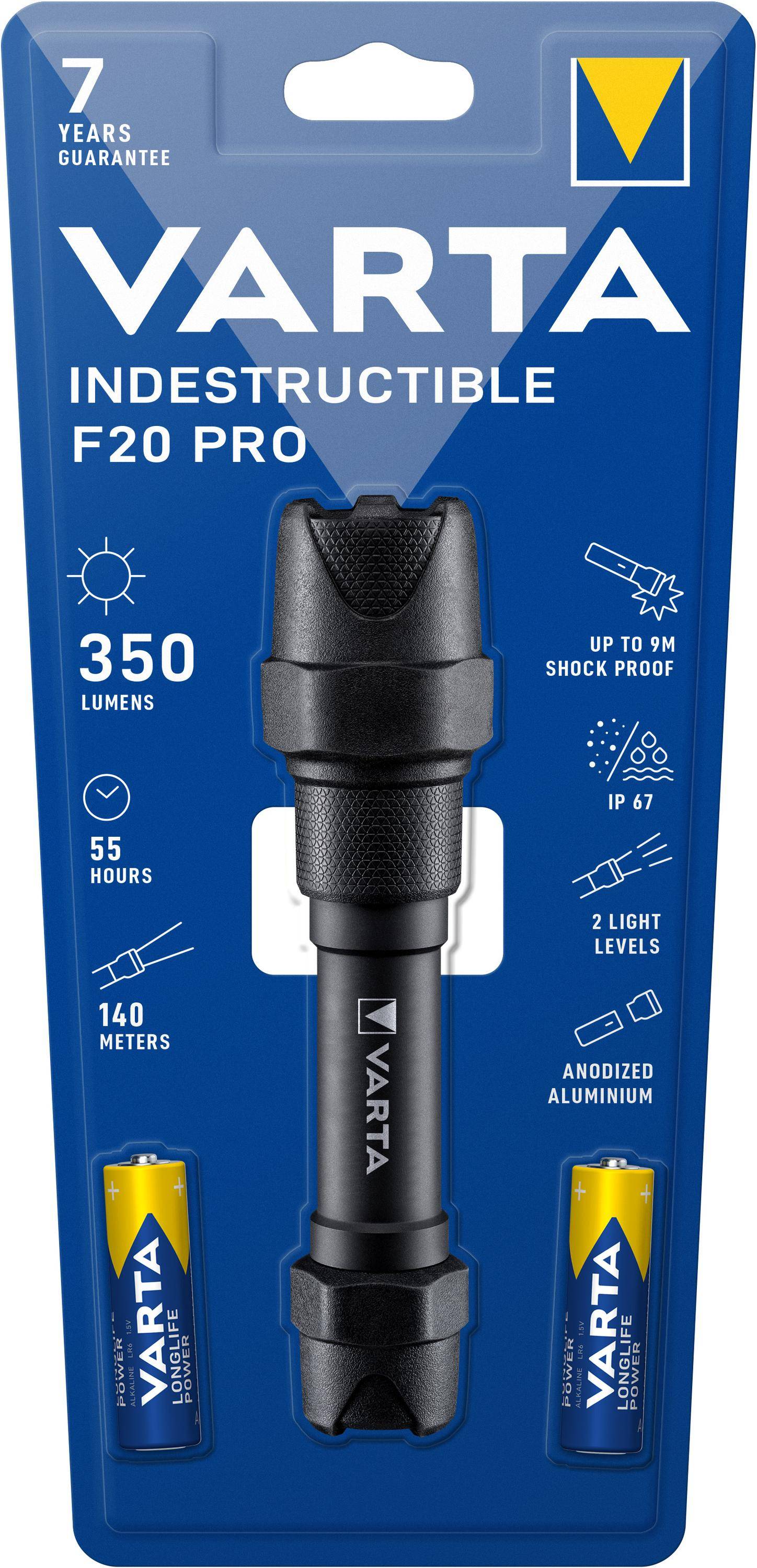 Varta Indestructible F20 Pro with 2AA Batt.-0