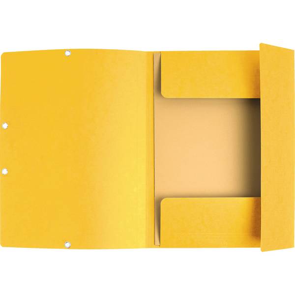 Cartella 3 Lembi con Elastico Nature Future Exacompta - Dorso 1,5 - 24x32 cm - 55509E (Giallo Conf. 25)