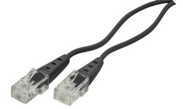 shiverpeaks BASIC-S ISDN-Anschlusskabel, schwarz, 6,0 m RJ45 Stecker - RJ45 Stecker, Rundkabel, 4-adrig (BS70078-S6)-2