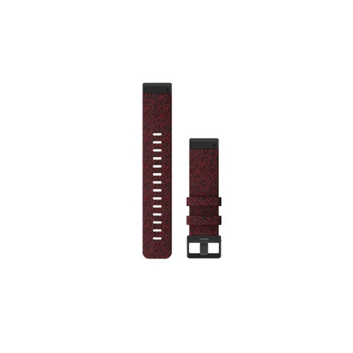 Garmin Cinturino In Nylon Quickfit 22mm Heathered Red Black-1
