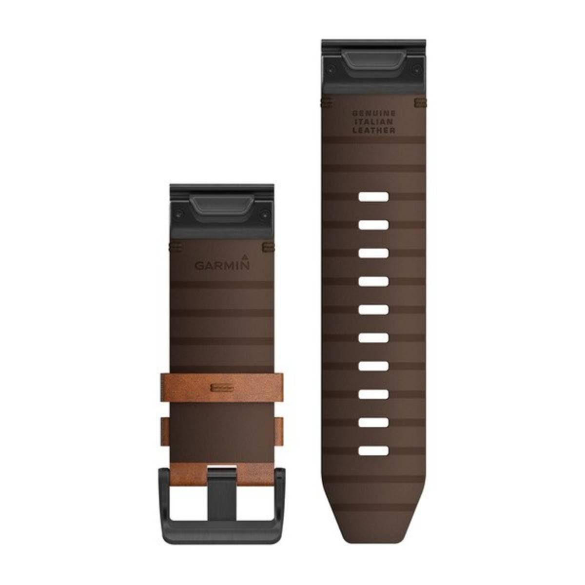 Garmin Cinturino In Pelle Quickfit 26mm, Chestnut-1