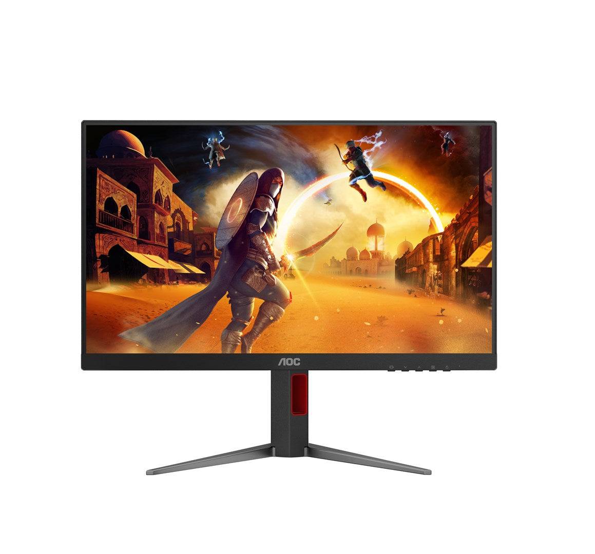Aoc g4 24g4ha monitor pc 60,5 cm (23.8\) 1920 x 1080 pixel full hd led nero, rosso-1