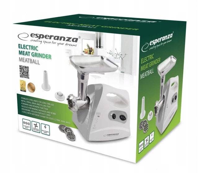 Tritatutto Esperanza EKM012E Grigio Metallo Acciaio inossidabile 600 W-2