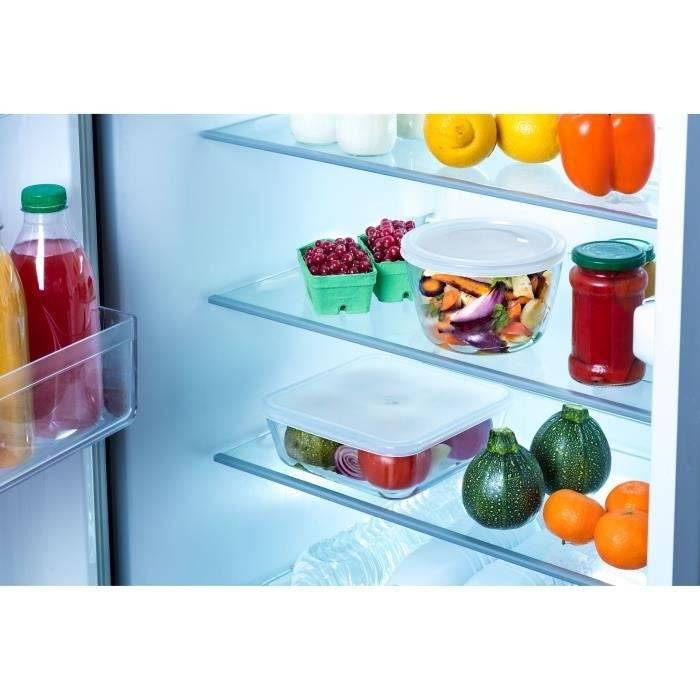 Set di 8 contenitori per alimenti - PYREX - Cook & Freeze - Vetro - Rettangolari - Coperchio speciale per congelatore-4