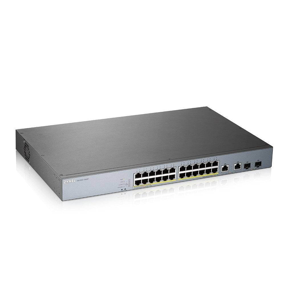 Switch ZyXEL GS1350-26HP-EU0101F 24 Gb 375W 26 Porte Grigio-0