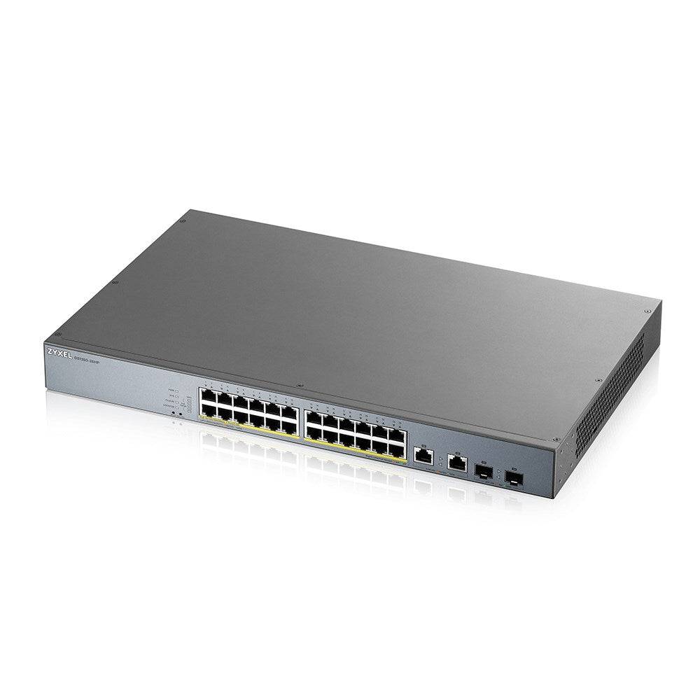 Switch ZyXEL GS1350-26HP-EU0101F 24 Gb 375W 26 Porte Grigio-1