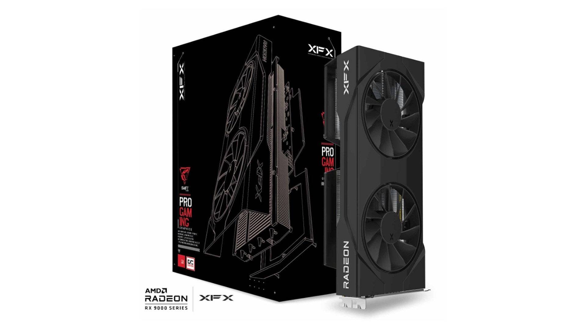 XFX VGA 16GB RADEON RX9060XT SWIFT DF OC Gaming 2xDP/1xHDMI Swift Radeon RX 9060XT OC Gaming Edition 16GB (RX-96TSW16BQ)-0