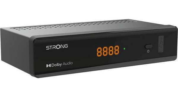 STRONG SRT7040 DECODER DIG SAT HDMI SCART ETHERNET USBSATELLITARE NERO