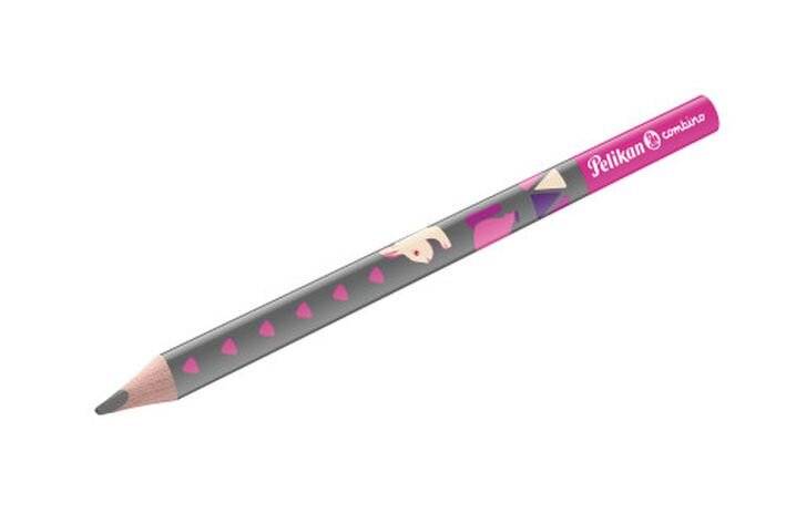 MATITA TRIANGOLARE JUMBO COLORE ROSA PELIKAN COMBINO-1