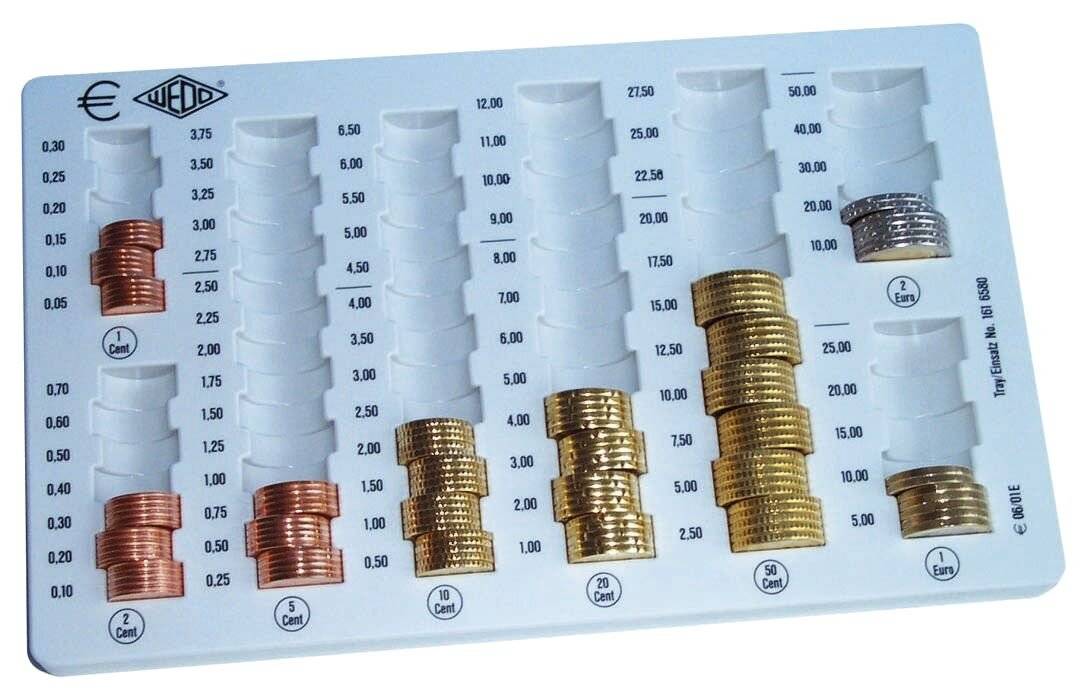 WEDO ECO I - Zählbrett - Hellgrau - für P/N: 150 658000-2