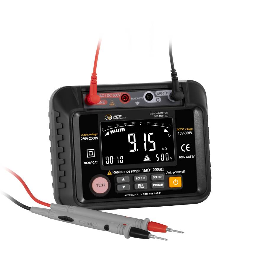 Megaohmmetro PCE-MO 1500-0