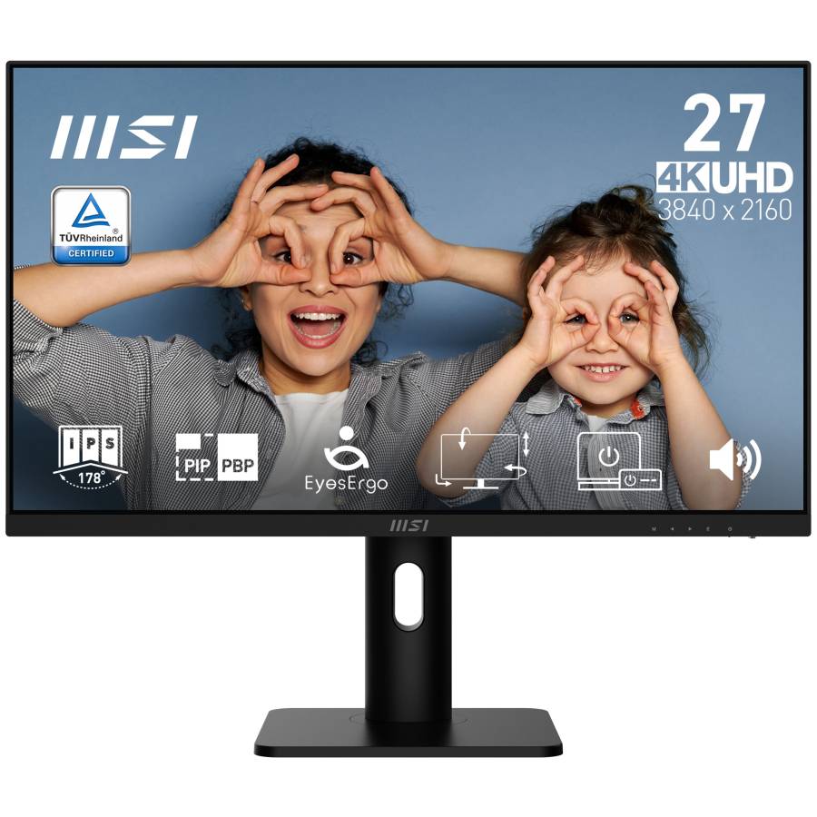MSI MONITOR 27 LED IPS 4K UHD 16:9 4ms 300 CDM, PIVOT, DP/HDMI, MULTIMEDIALE-0
