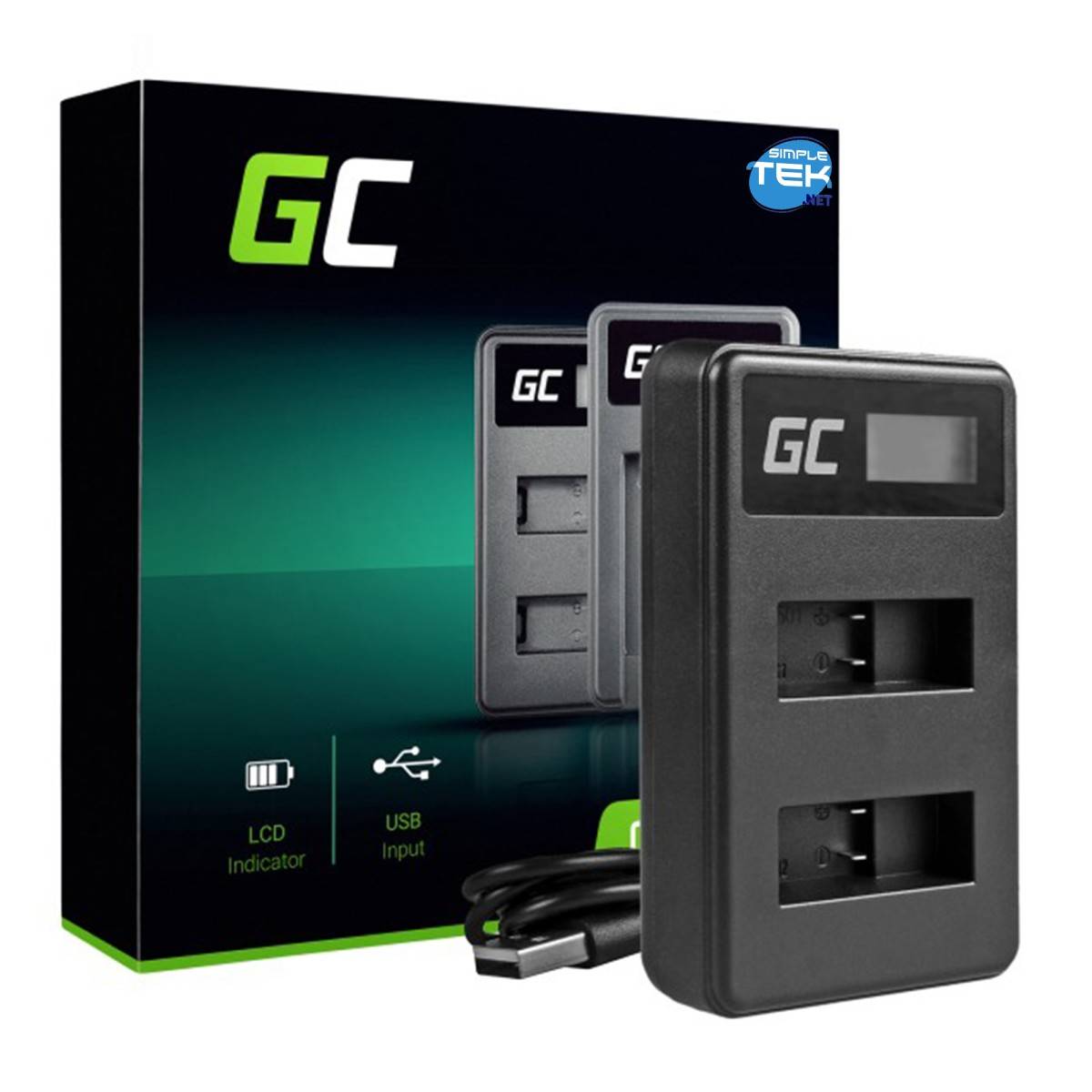 Caricatore Esterno Per Batterie Compatibili Con Gopro Hero 5 6 7 8 Usb Psu-0
