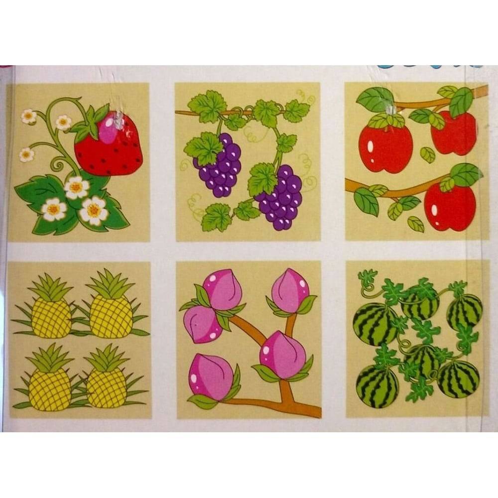 Puzzle Rompicapo Cubi In Legno Per Bambini Design Frutta Giocattoli Educativi 31589 --3