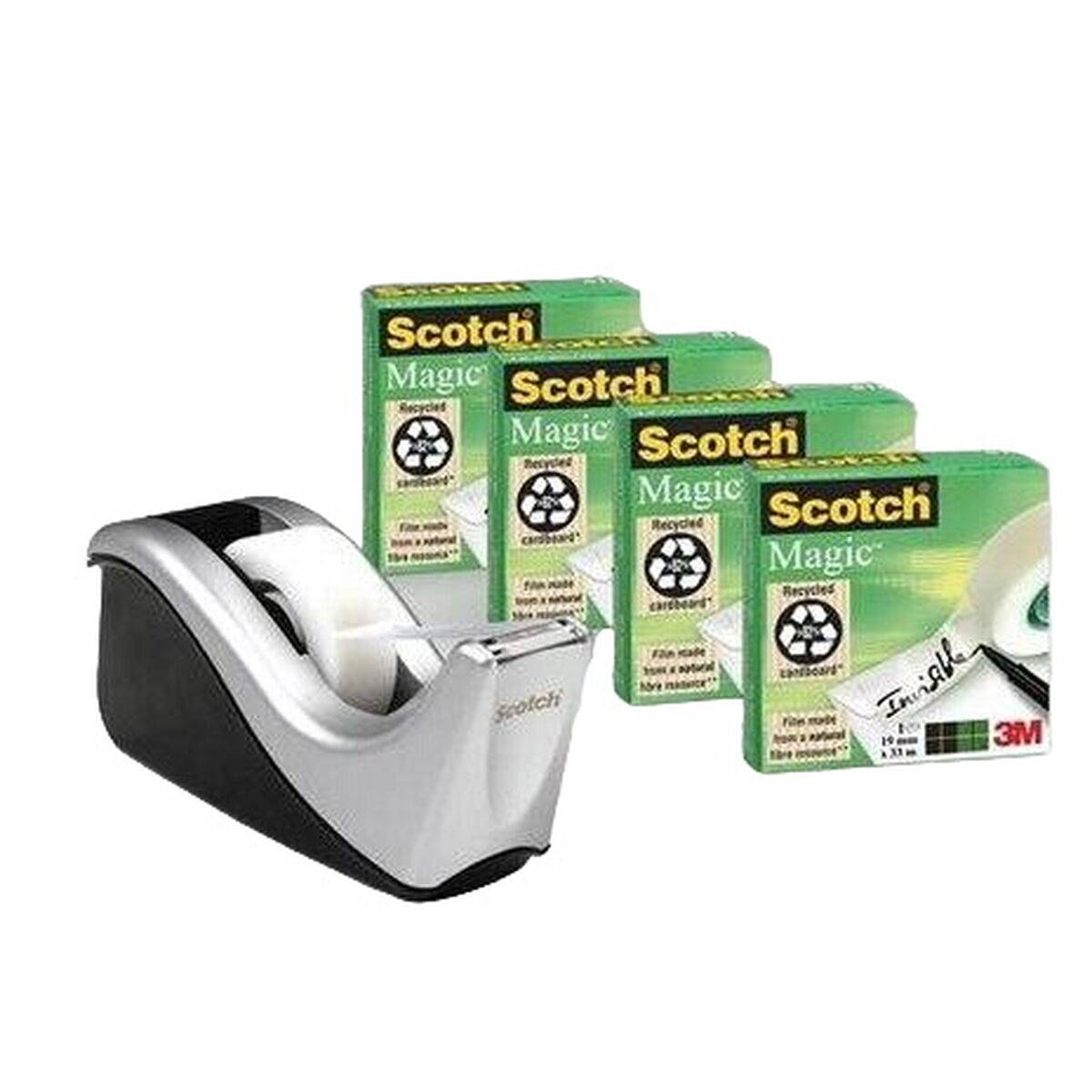 3M C60-ST4 dispenser nastro adesivo Nero, Argento-1
