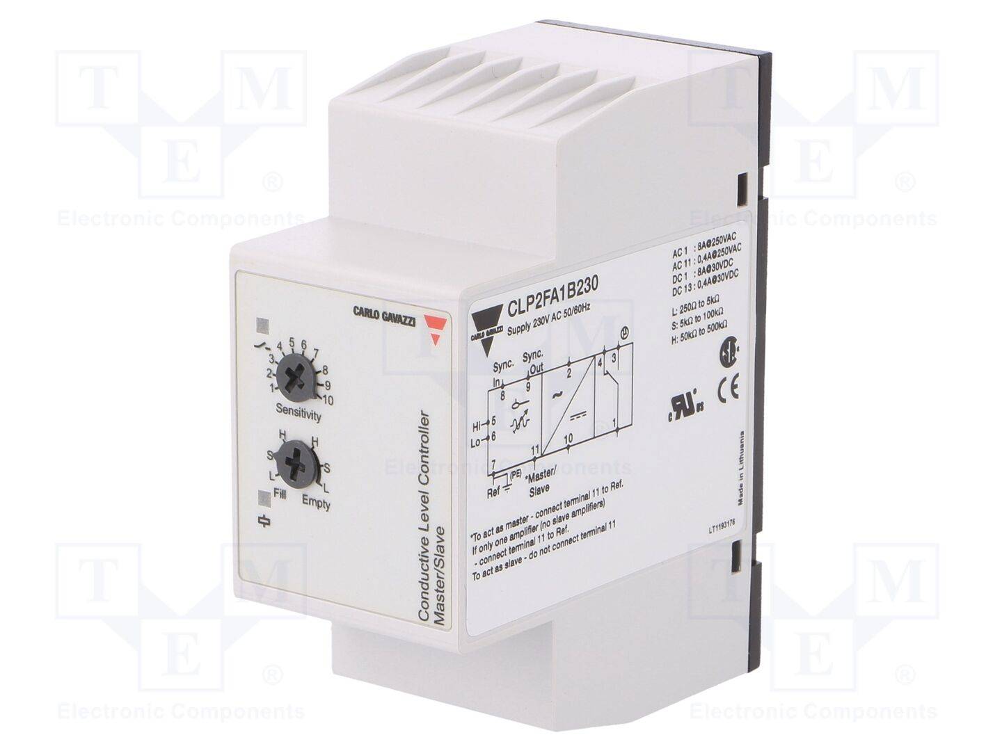 Gavazzi - CLP2FA1B230 - Relé Nível 2-point Level Controller-0