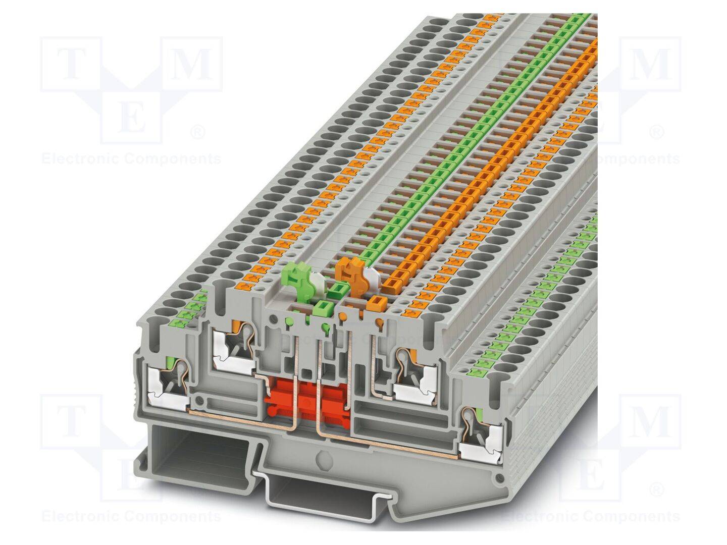 PHOENIX CONTACT PTT 2,5-2MT 3210258 Messertrennklemme Polzahl: 2 0.14 mm² 2.50 mm² Grau 50 St.
