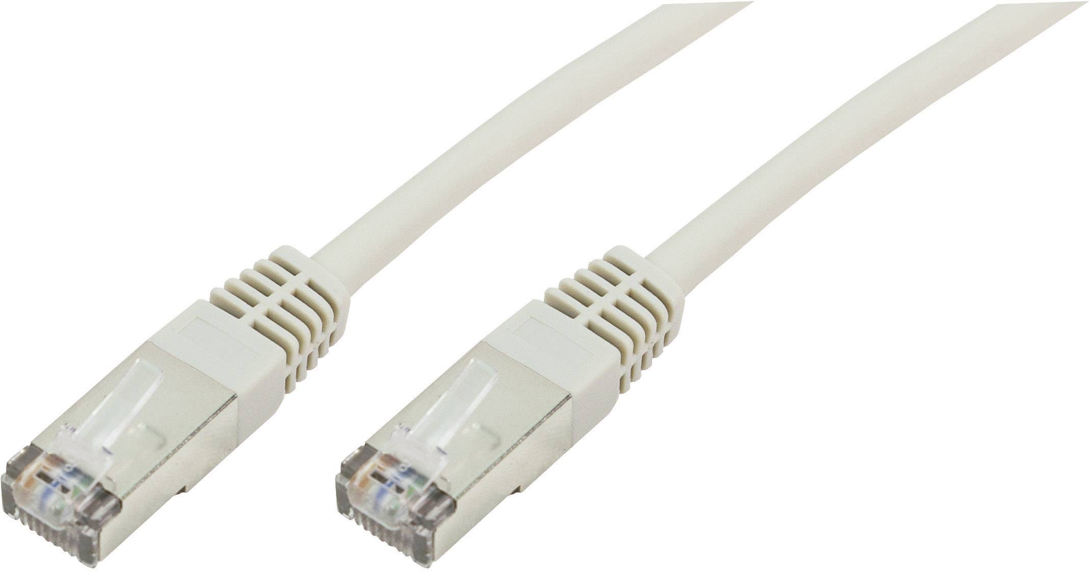 Un cavo Ethernet bianco con due connettori RJ45, utilizzato per connessioni di rete cablate.