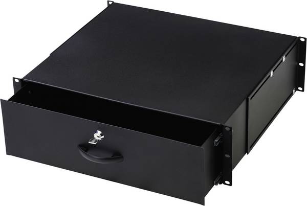 Digitus DN-19 KEY-3U-SW 19 pollici Unità da innesto 3 U Espandibile, Chiuso Nero