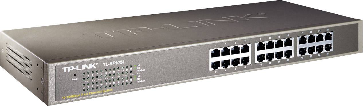 TP-Link TL-SF1024 Switch di rete non Gestito Fast Ethernet (10/100) NERO-1