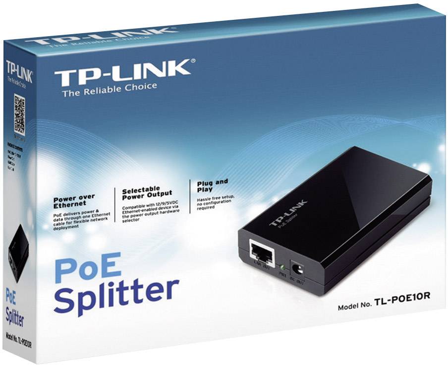 TP-Link Omada POE10R divisore di rete Supporto Power over Ethernet [PoE] Nero (TP-LINK PoE Receiver POE10R)-4