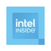 L'immagine mostra il logo Intel in bianco su uno sfondo blu con il testo 'Intel Inside'.