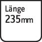 Lunghezza 235 mm