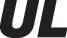 Un logo con le lettere 'UL' in grassetto e colore nero.