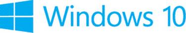 Logo di Windows 10 in arancione.